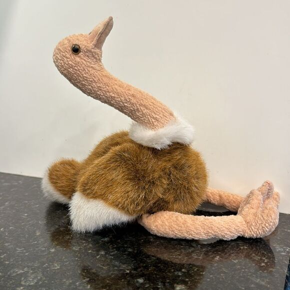 TY Beanie Buddies Collection 1998 STRETCH The Ostrich 16" - With Tag - Picture 5 of 10